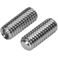 Винт установочный М2х10 DIN 913 с плоским концом нержавеющая сталь А2